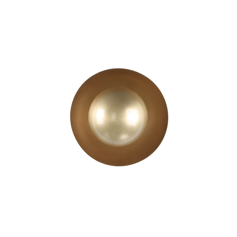 Twinloop Eskitme Pirinç Kaplama Duvar Apliği